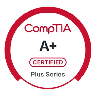 CompTIA A+ certification badge