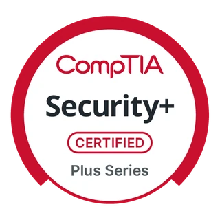 CompTIA Security+ certification badge
